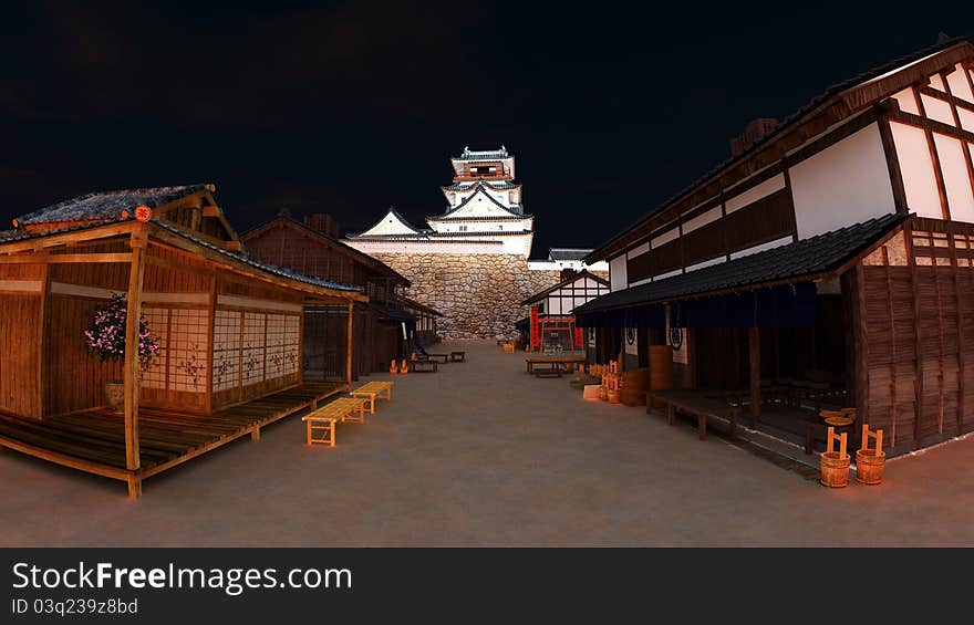 Japanese castle