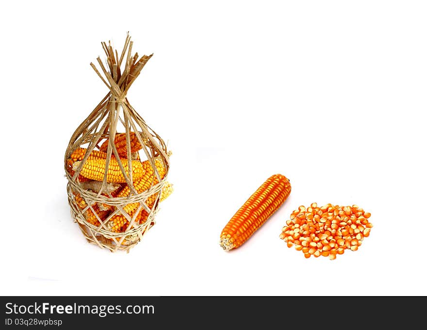 Dry Corns Isolated