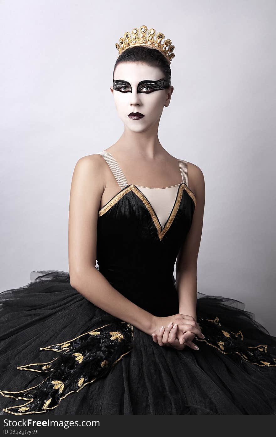 Black Swan - portrait of Ballerina