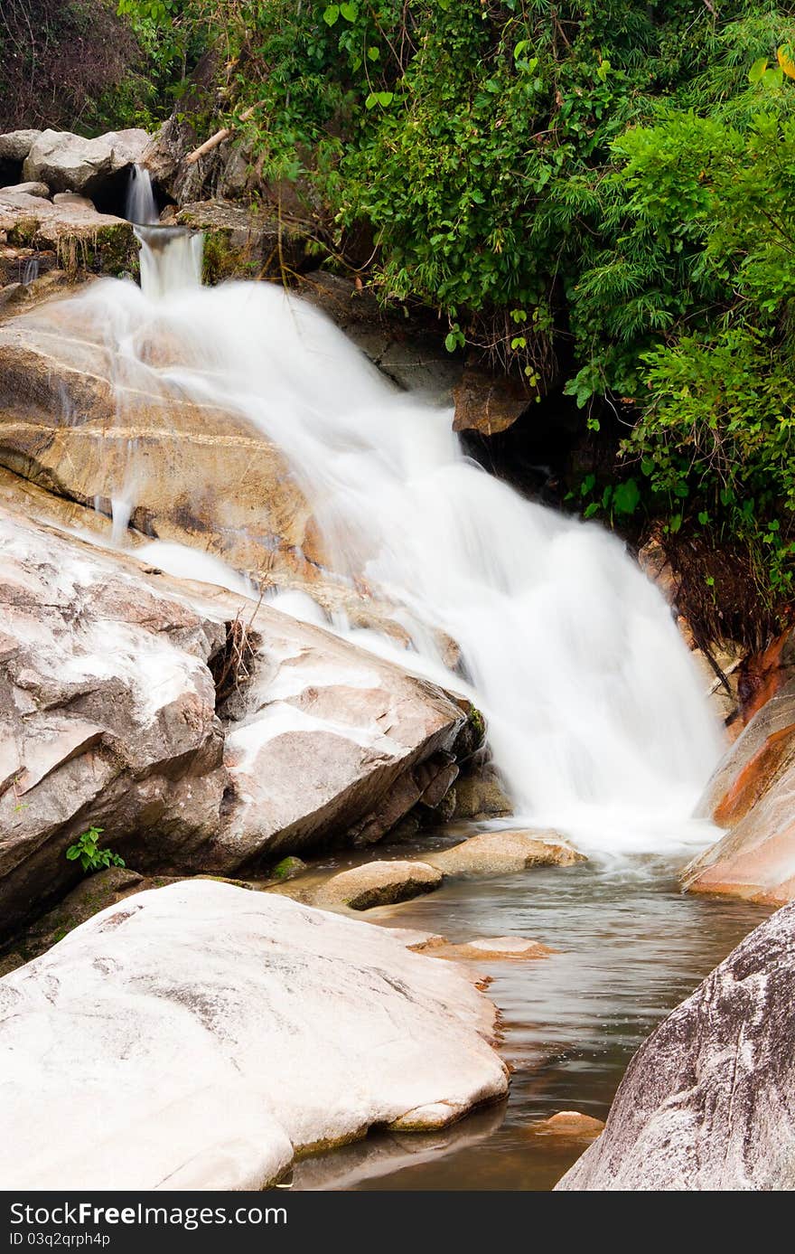 Beautiful waterfall in western of thailand. Beautiful waterfall in western of thailand