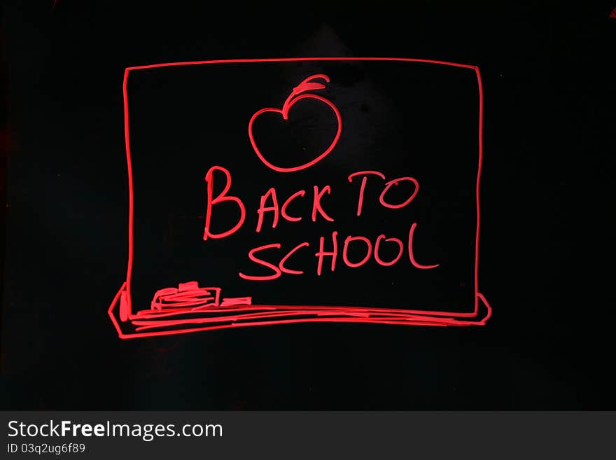 When the return to school holidays and school board image. When the return to school holidays and school board image