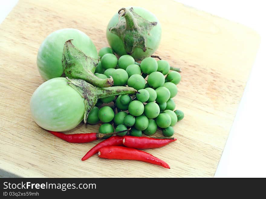 Eggplants And Chili