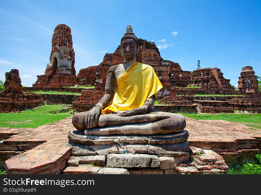 Ayutthaya ancient city in Thailand. Ayutthaya ancient city in Thailand