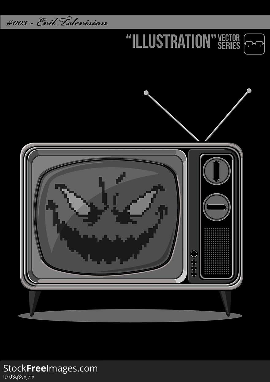 Illustration 003 - Evil Television