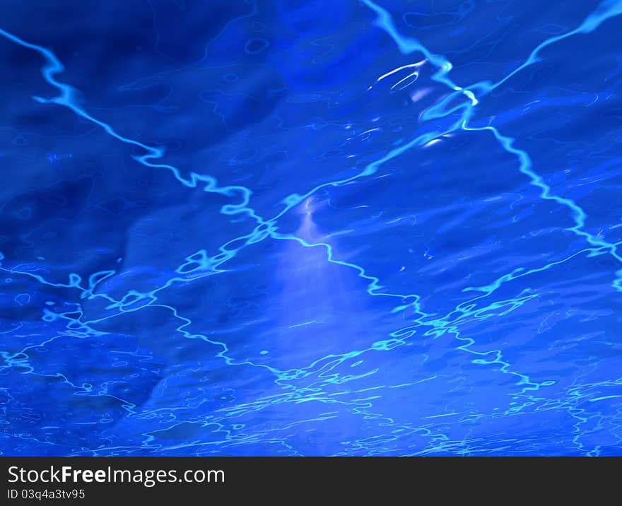 The abstract image Material water