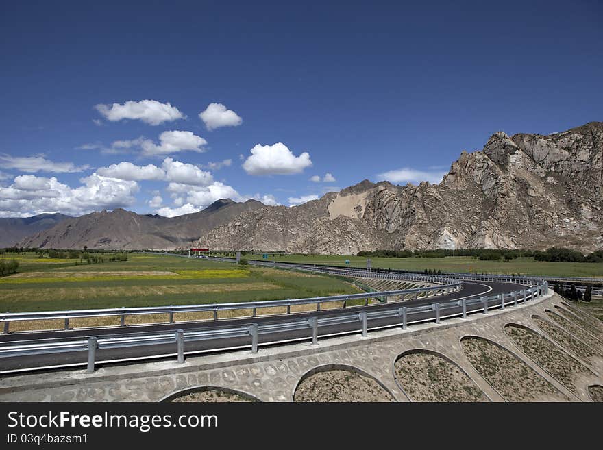 Highway Near Lhasa