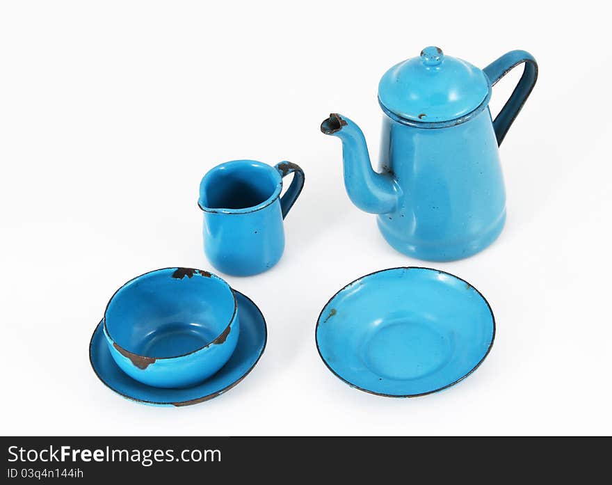 Blue Enamel Kitchenware