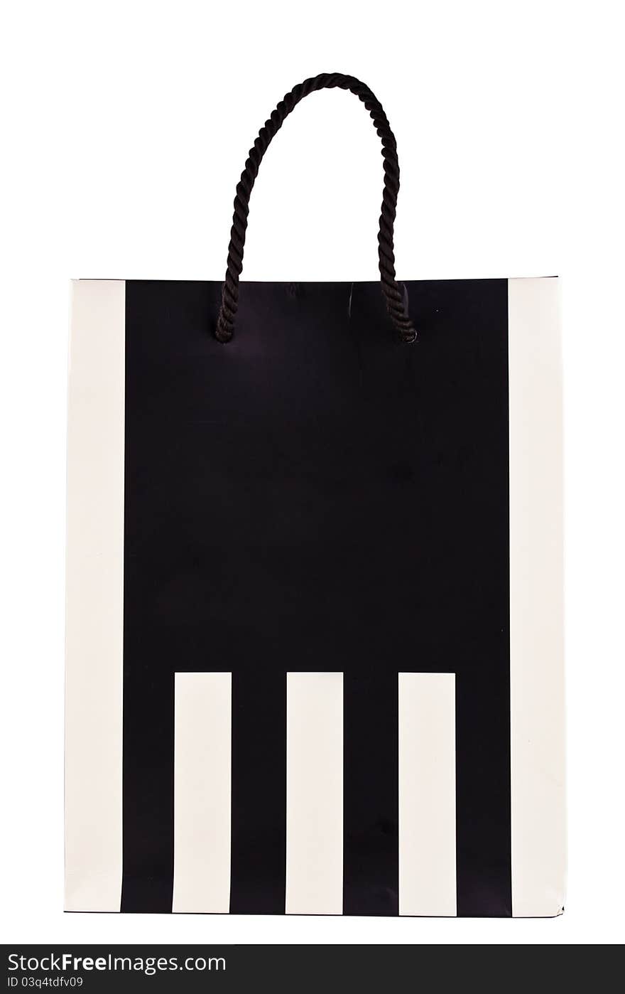 Black & White Paper Bag