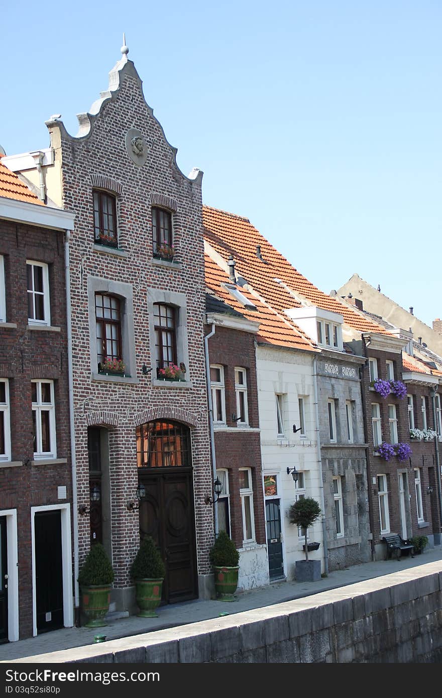 Old Buildings In Roermond, The Netherlands