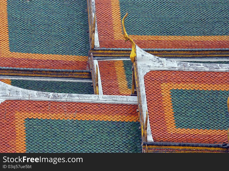 Temple roof