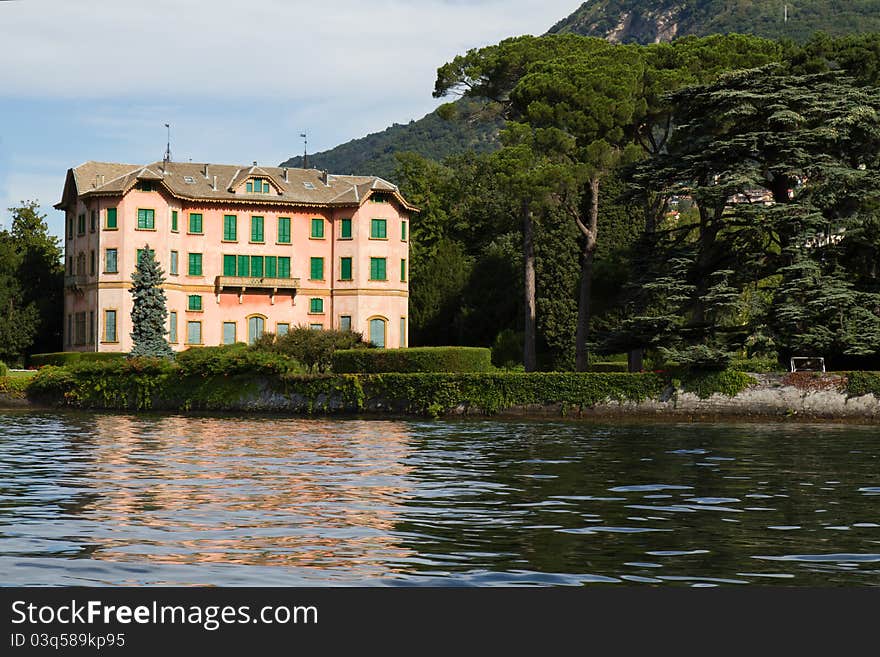 Old villa on Lake Como, Italy