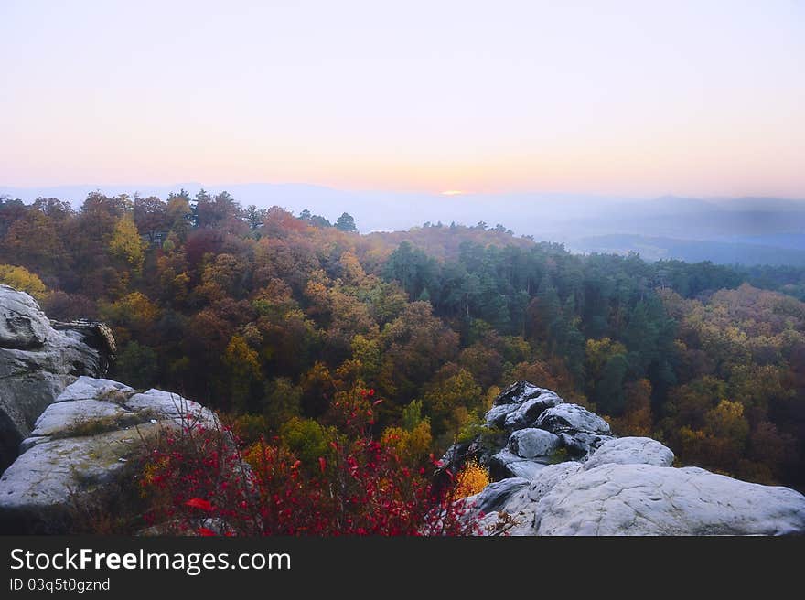 Beautiful landscapes in Burg Regenstein,Harz. Beautiful landscapes in Burg Regenstein,Harz.