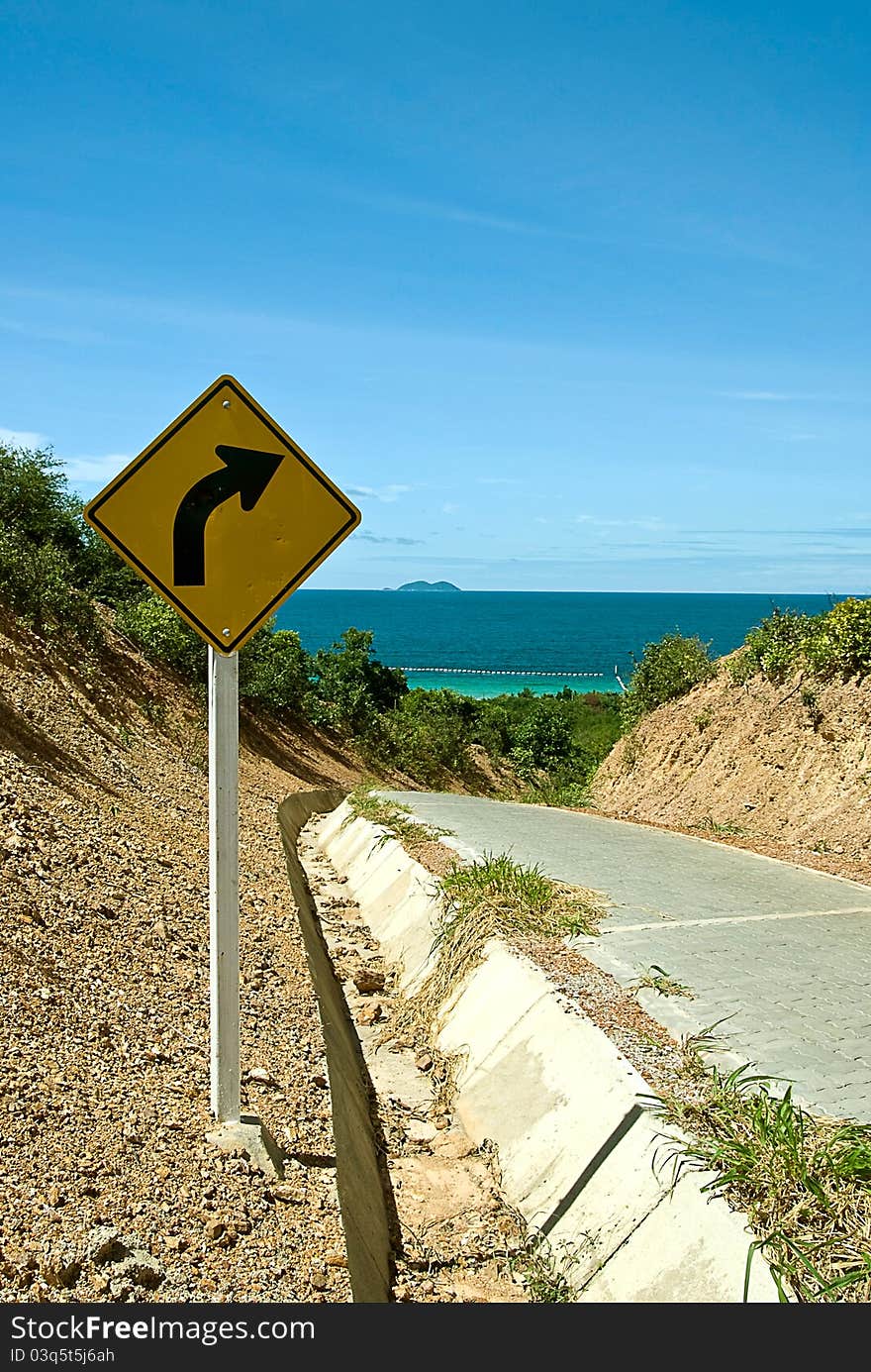 Sign Sea view Koh Lan