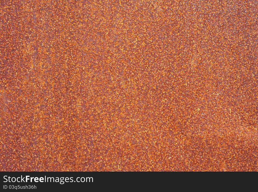 Rust surface close up background. Rust surface close up background