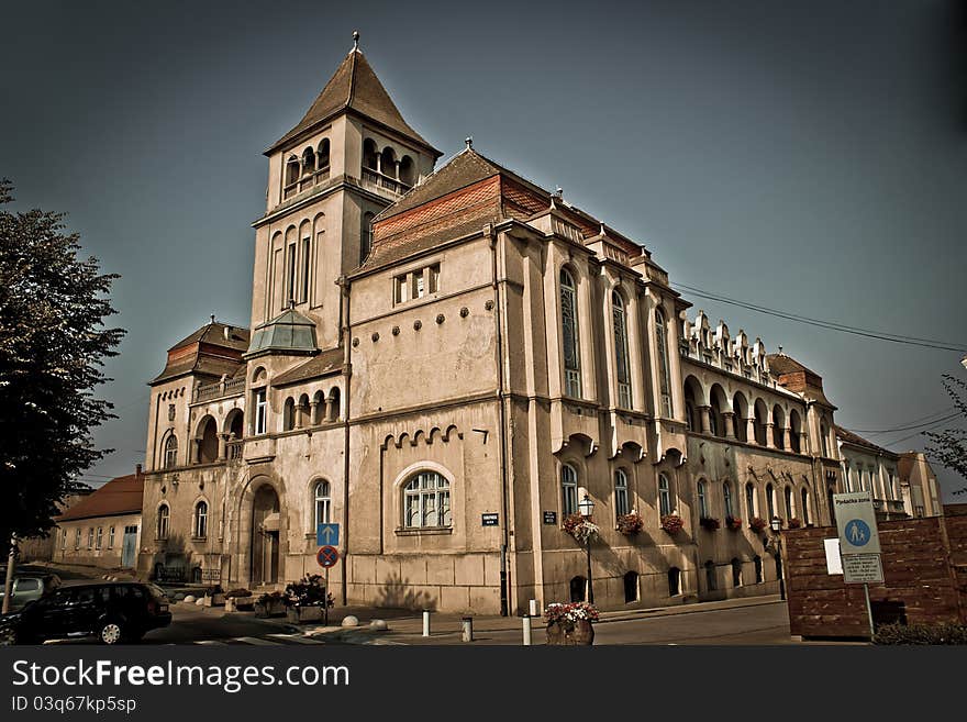 Croatian national hall building, Krizevci, Croatia, Prigorje county