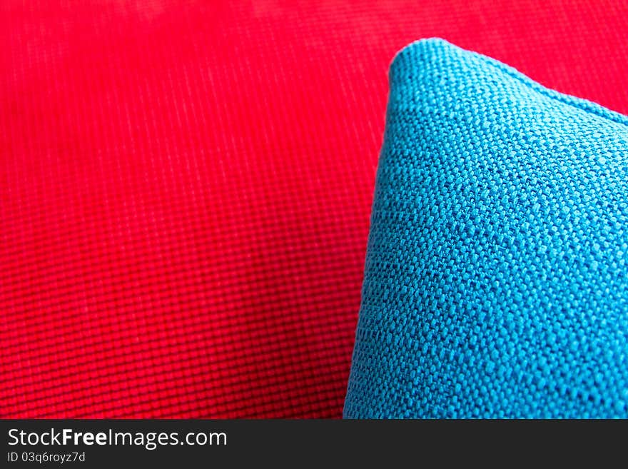 Close up of Decorative pillow natural Fabric