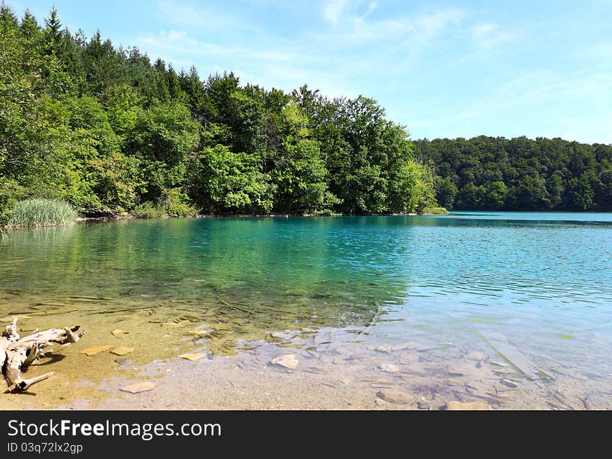 The Plitvice Lakes National Park (Croatia)