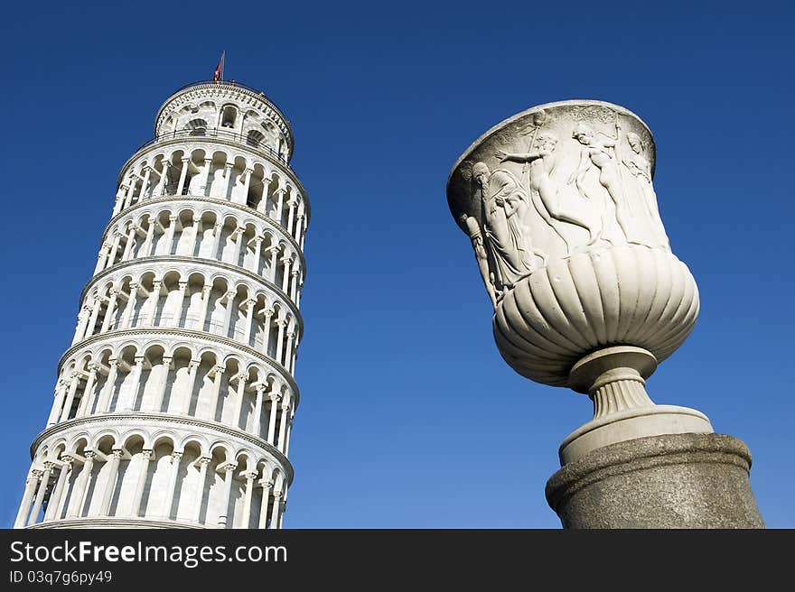 Close up of Torre di Pisa