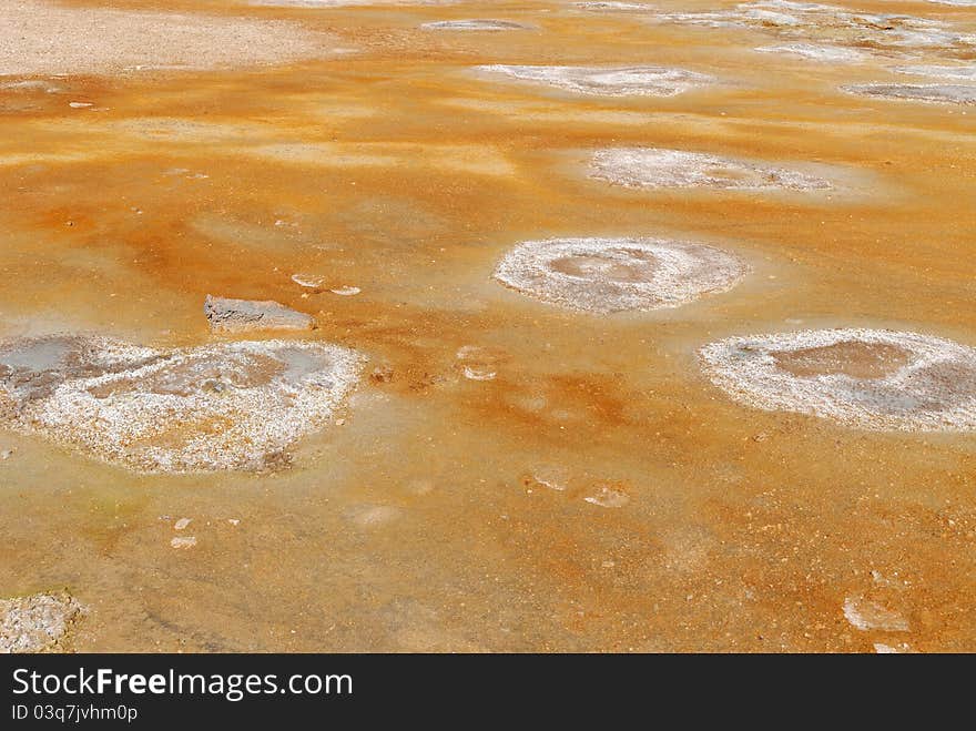 Sulfur Námafjall in Iceland