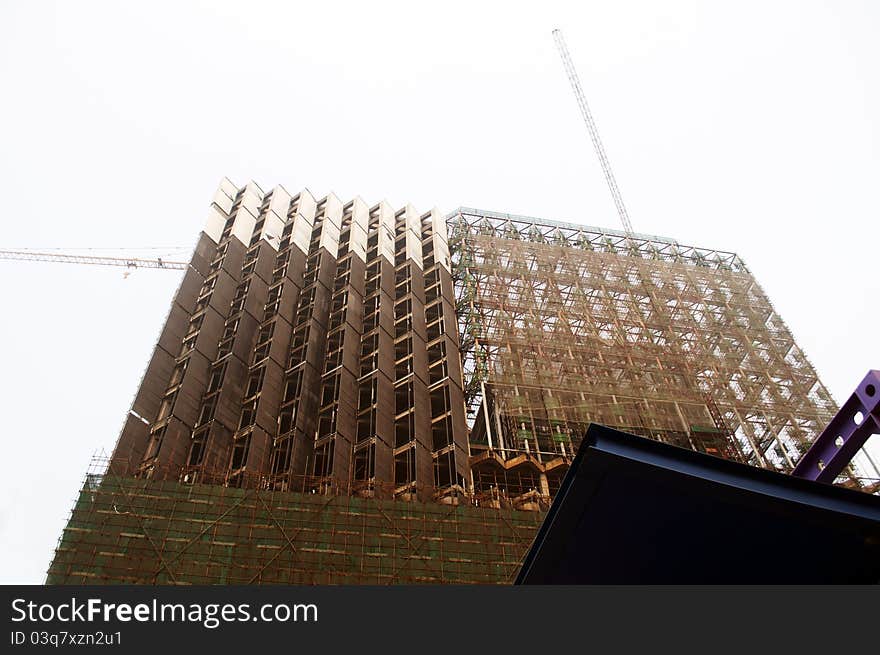 The photo of Building under construction