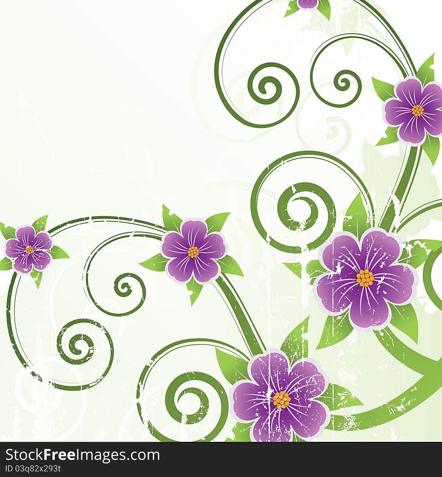 Floral design. Floral vector illustration. Floral design. Floral vector illustration