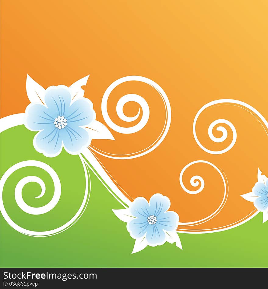 Floral design. Floral vector illustration. Floral design. Floral vector illustration