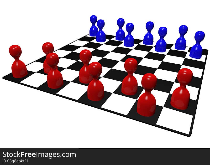 Pawn chess game