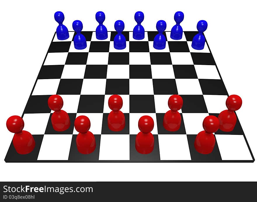 Pawn chess game