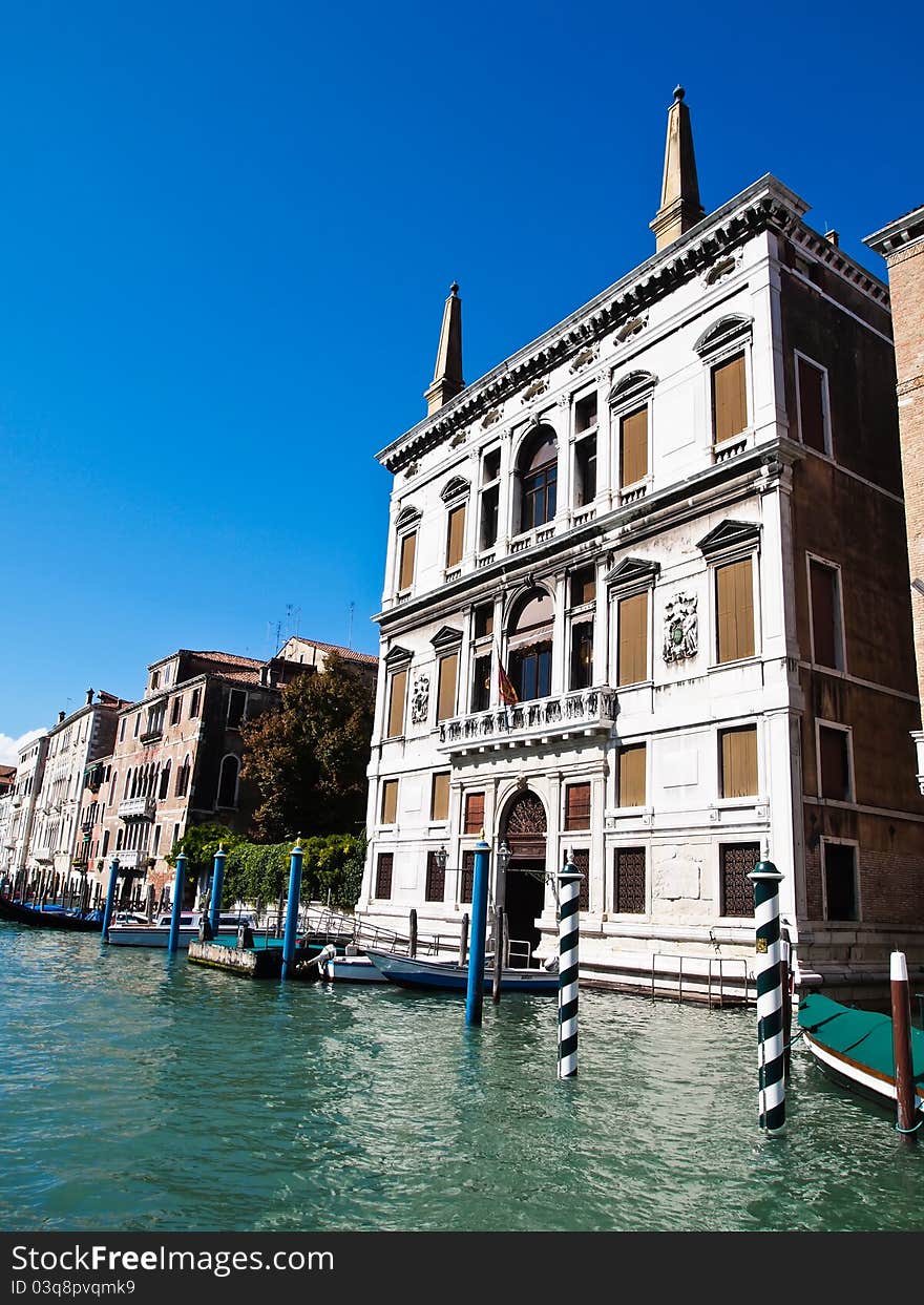 View of Grand Canal , Venice Italy