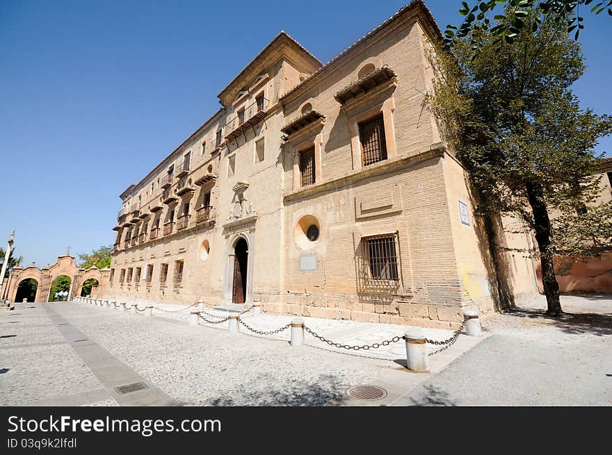 Sacromonte Abbey in Granada, Andalusia, Spain