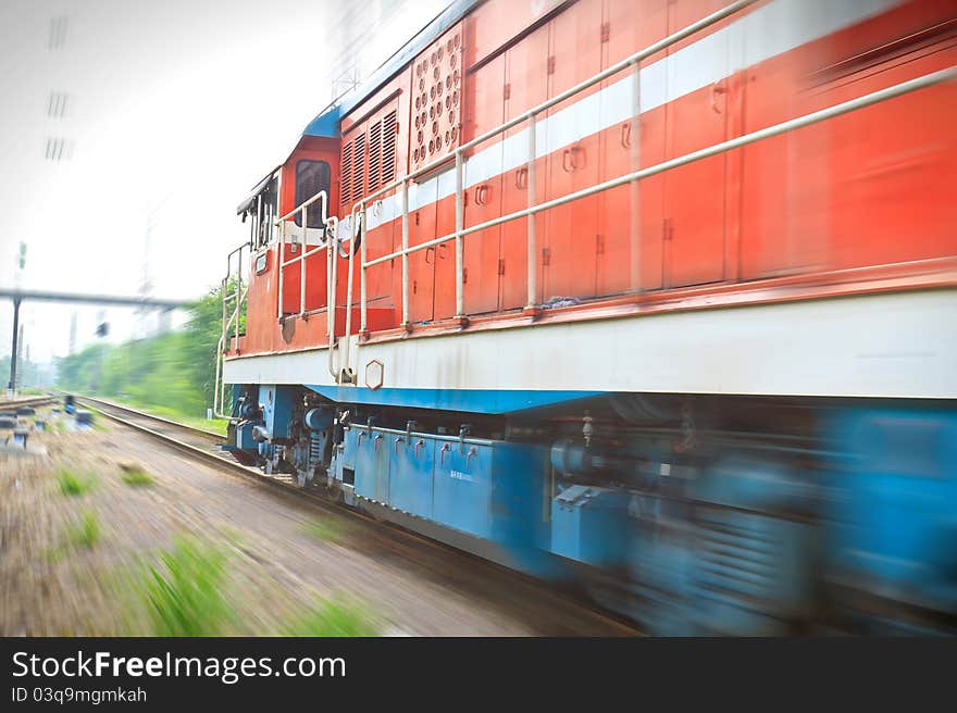 High speed through train in The Southeast China