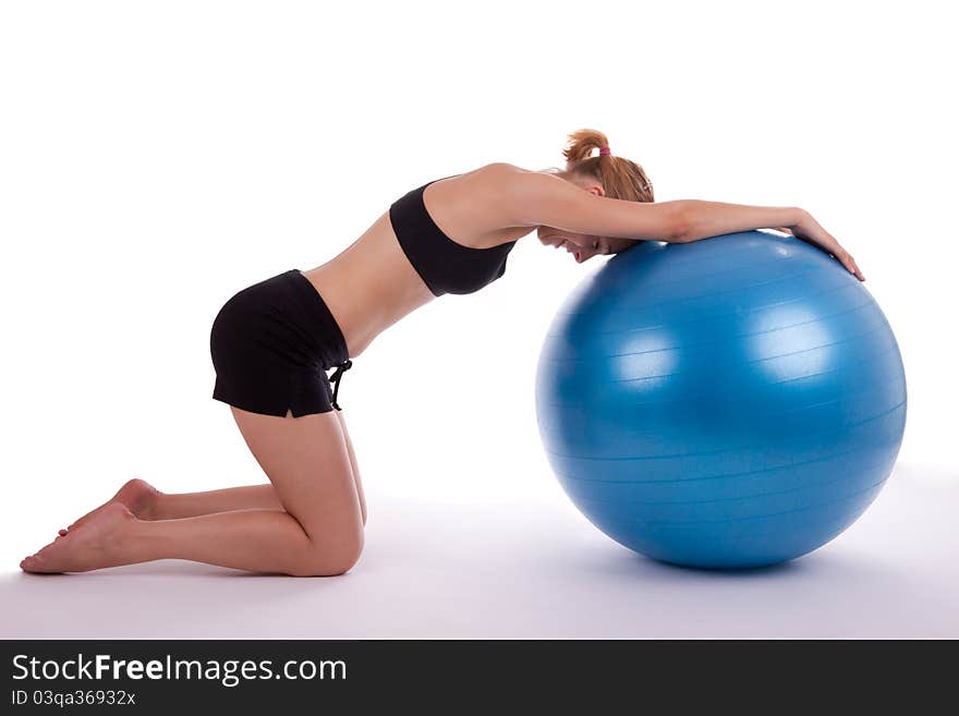 A Young Woman With A Ball