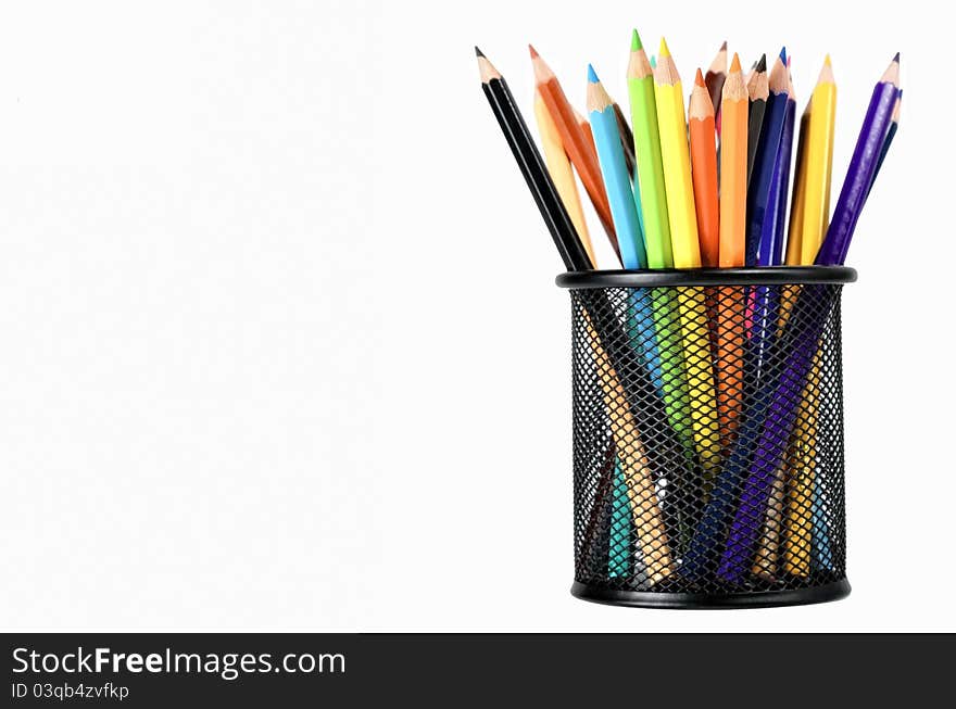 Conceptual creative shot of colorful pencils. Great for background images. Conceptual creative shot of colorful pencils. Great for background images.