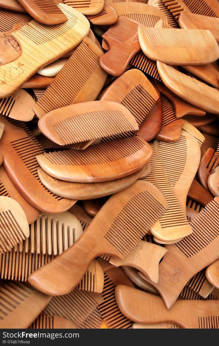 Chinese wood combs