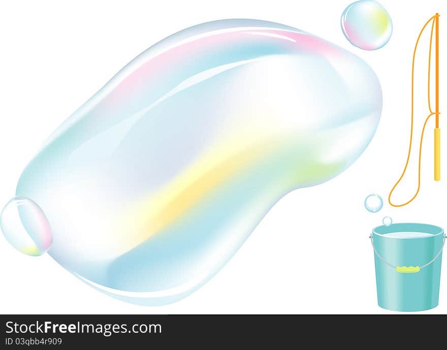 Set of bulk soap bubbles toy with bubble wand and container; the centre space for designer to fill what they wish. Set of bulk soap bubbles toy with bubble wand and container; the centre space for designer to fill what they wish.