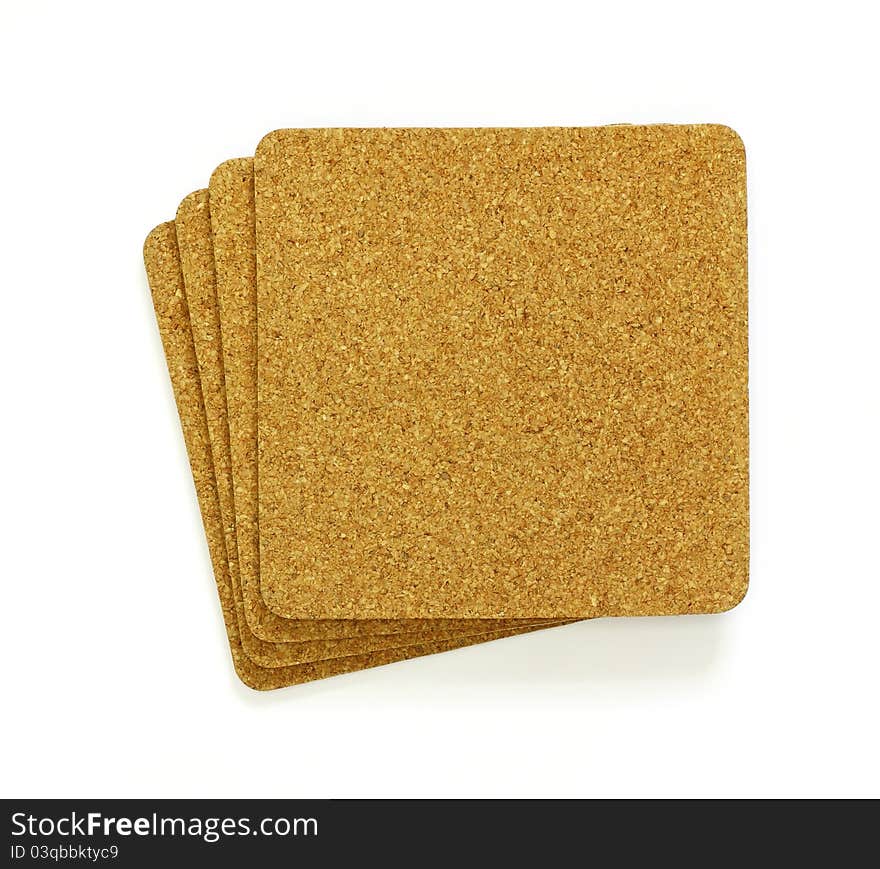 Stack Of Cork Sheet