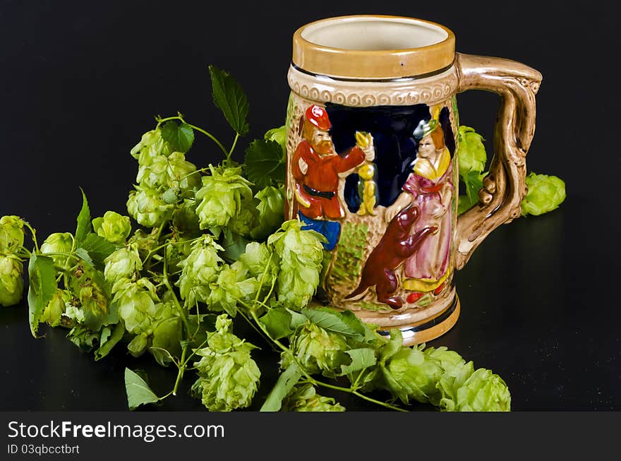 Stein is an abbreviation of German Steingut stoneware,[1] the common material for beer mugs before the introduction of glass. The word is not used within Germany.