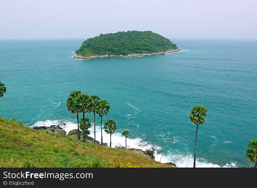 Beautiful sea and island, phuket thailand