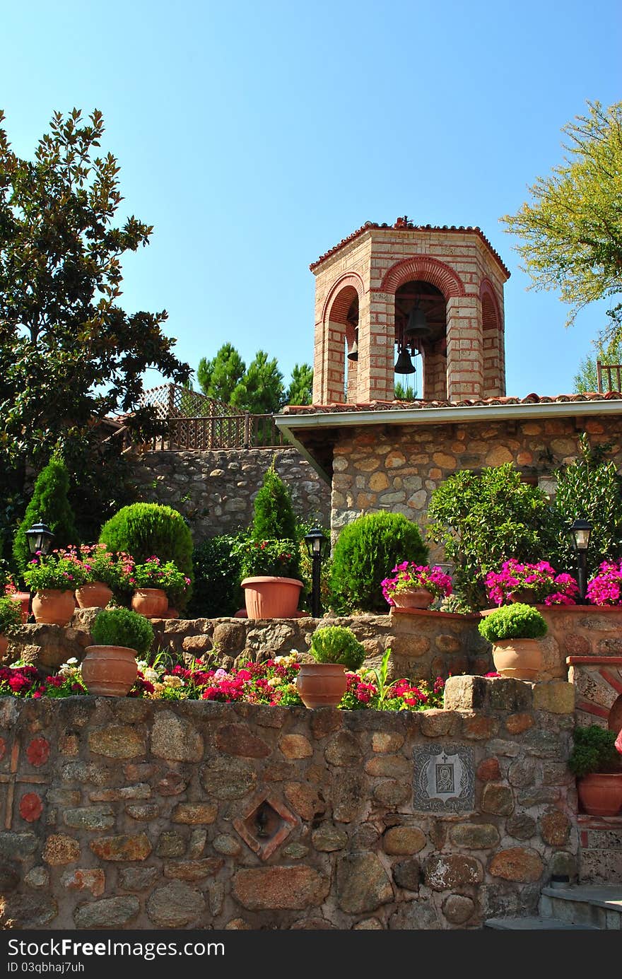 beautifull outside some monasteries of meteora. beautifull outside some monasteries of meteora