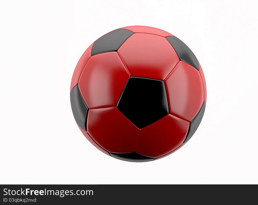 Football Ball Red