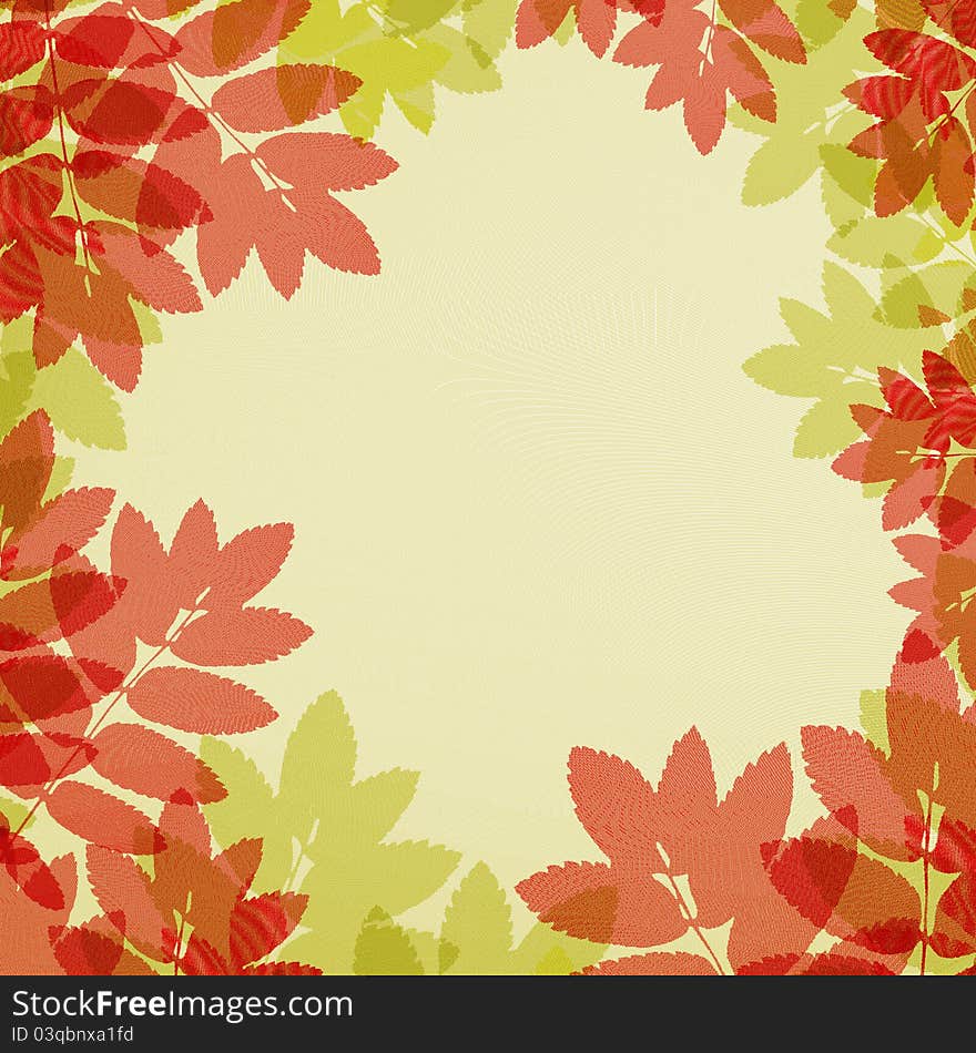 Autumn Leaves Frame