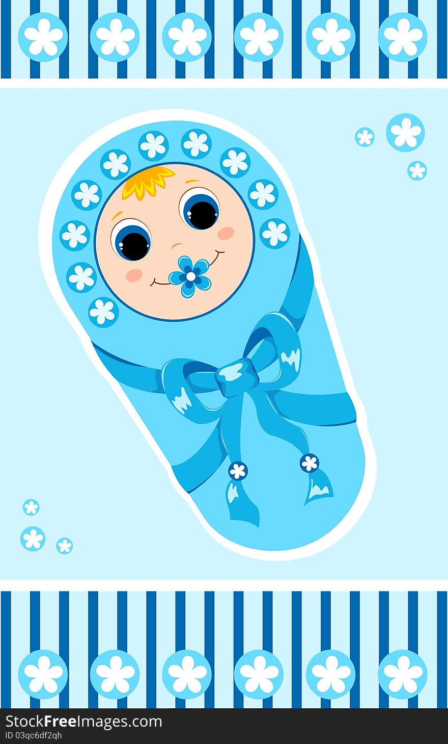 Baby boy card. Vector illustration. Baby boy card. Vector illustration.