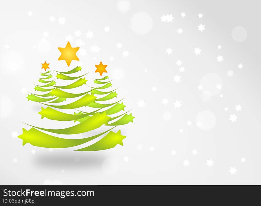 Abstract Christmas Tree