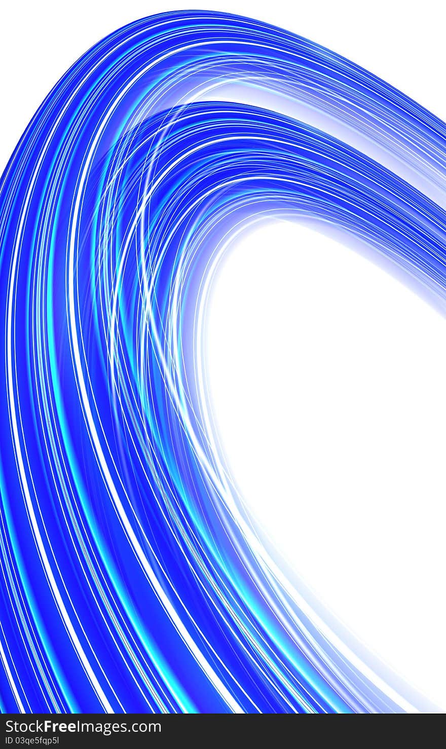 Abstract background of the blue line