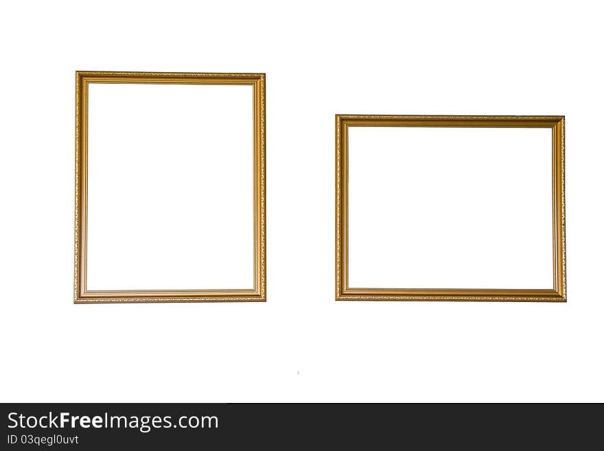 Frame made â€‹â€‹of wood, painted gold simple. Frame made â€‹â€‹of wood, painted gold simple.