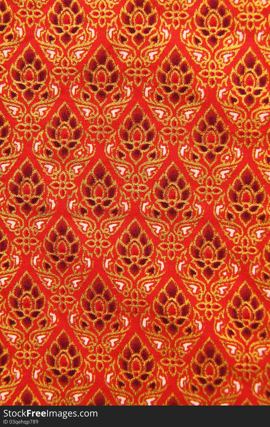 Pattern of Thailand native cloths, thai art