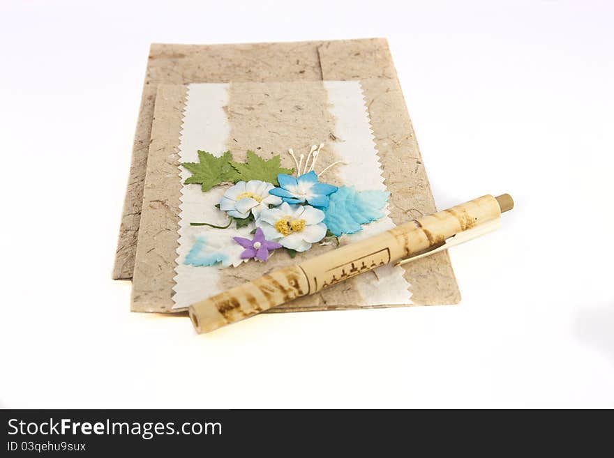 Handmade Mulberry Art Paper Card