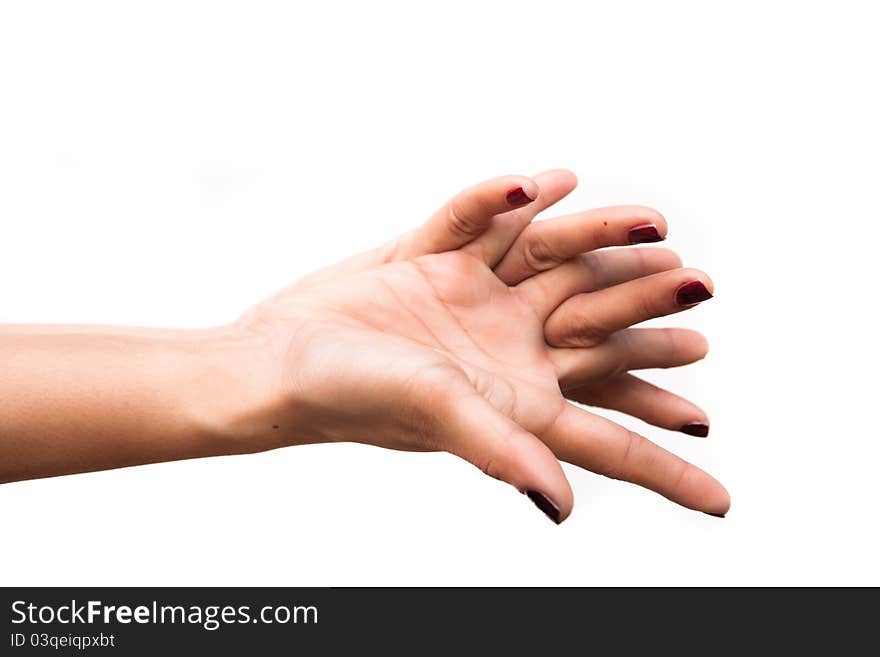 Woman S Hands In Team Concept