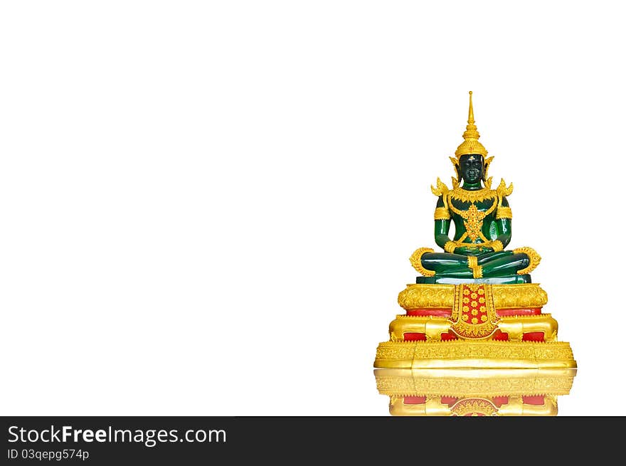 Buddha  image on a white background