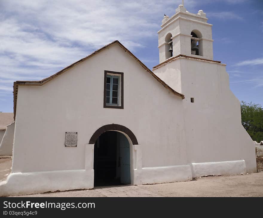 Church de San Pedro de atacama. Church de San Pedro de atacama